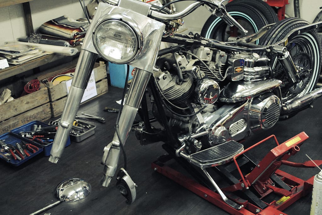 1-Front fork overhaul& low down